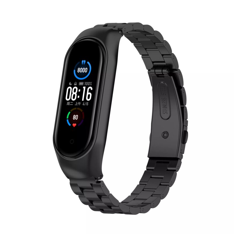 [Pachet husa + curea] Amazfit Band 5 Techsuit, negru, W021