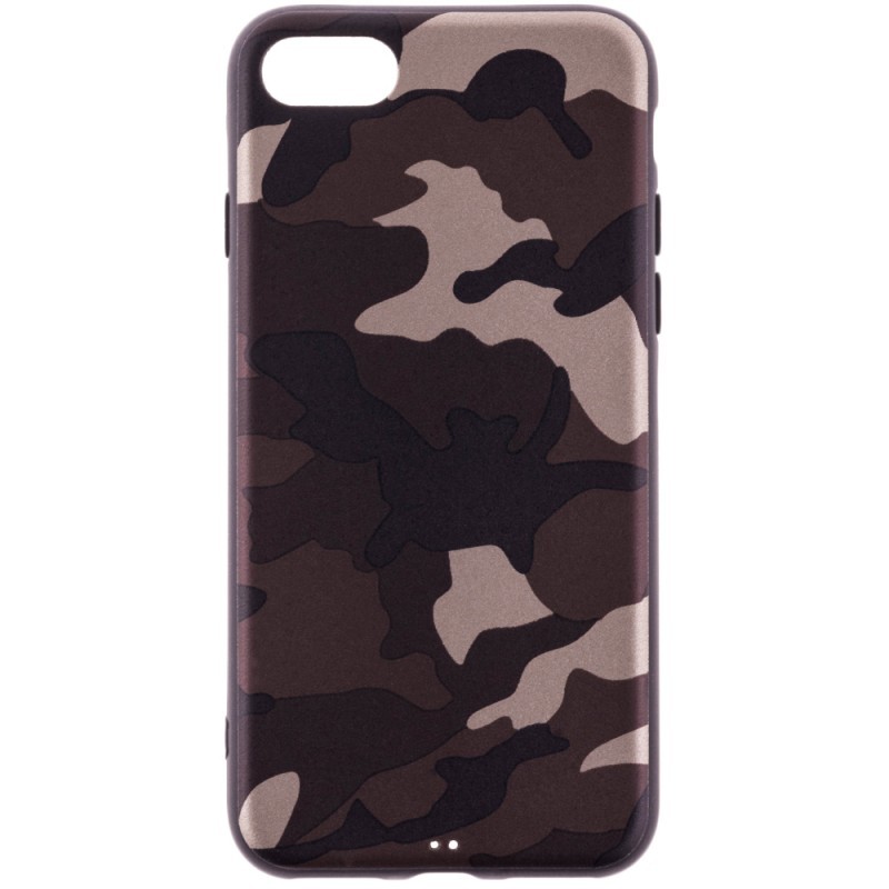 Husa Apple iPhone 8 Plus Army Camouflage - Brown