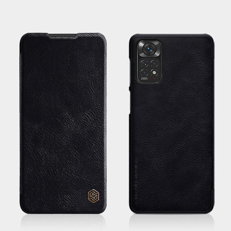 Husa Xiaomi Redmi Note 11S Nillkin QIN Leather, negru