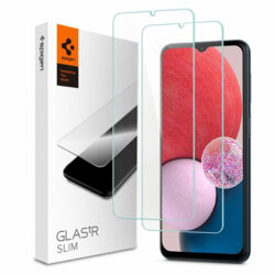 [Pachet 2x] Folie sticla Samsung Galaxy A13 4G Spigen Glas.tR Slim, clear
