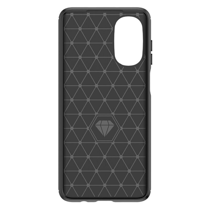 Husa Motorola Moto G82 5G Techsuit Carbon Silicone, negru