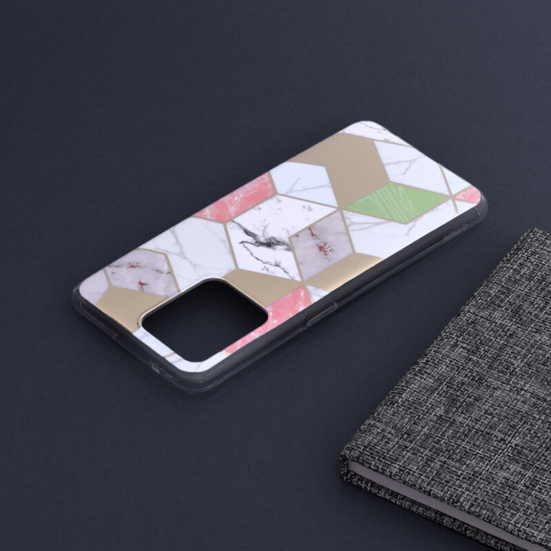 Husa Oppo Reno5 Lite Techsuit Marble, mov