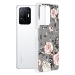 Husa Xiaomi 11T Pro Techsuit Marble, Bloom of Ruth Gray