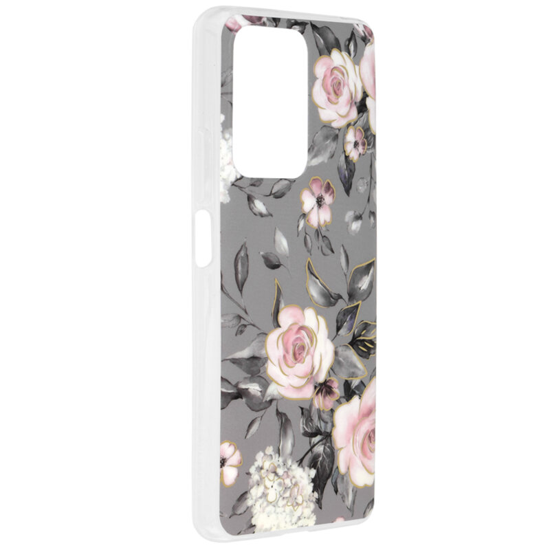 Husa Xiaomi 11T Pro Techsuit Marble, Bloom of Ruth Gray
