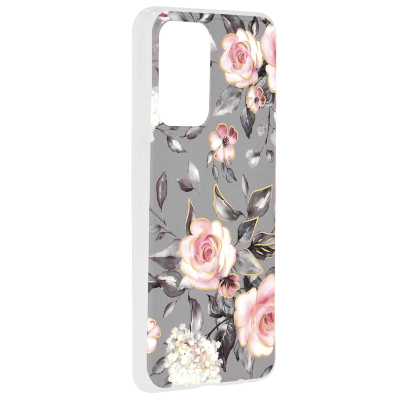 Husa Samsung Galaxy A52 5G Techsuit Marble, Bloom of Ruth Gray