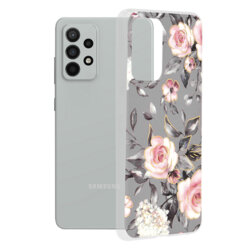 Husa Samsung Galaxy A52s 5G Techsuit Marble, Bloom of Ruth Gray