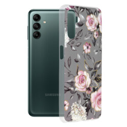 Husa Samsung Galaxy A04s Techsuit Marble, Bloom of Ruth Gray