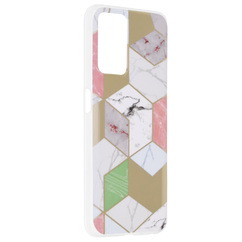Husa Oppo A76 Techsuit Marble, mov