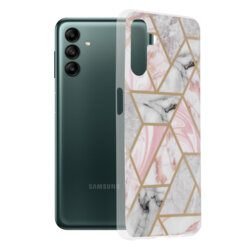 Husa Samsung Galaxy A04s Techsuit Marble, roz