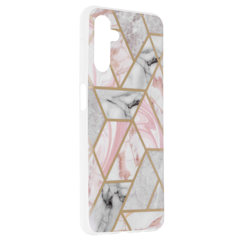 Husa Samsung Galaxy A04s Techsuit Marble, roz