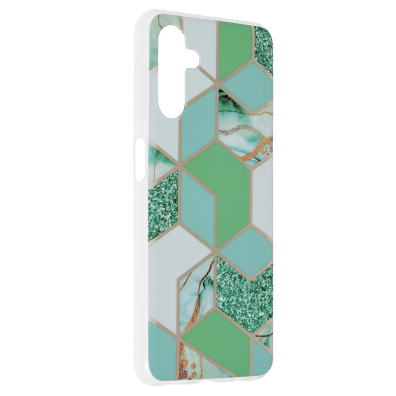 Husa Samsung Galaxy A04s Techsuit Marble, verde