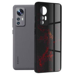 Husa Xiaomi 12X Techsuit Glaze, Red Nebula