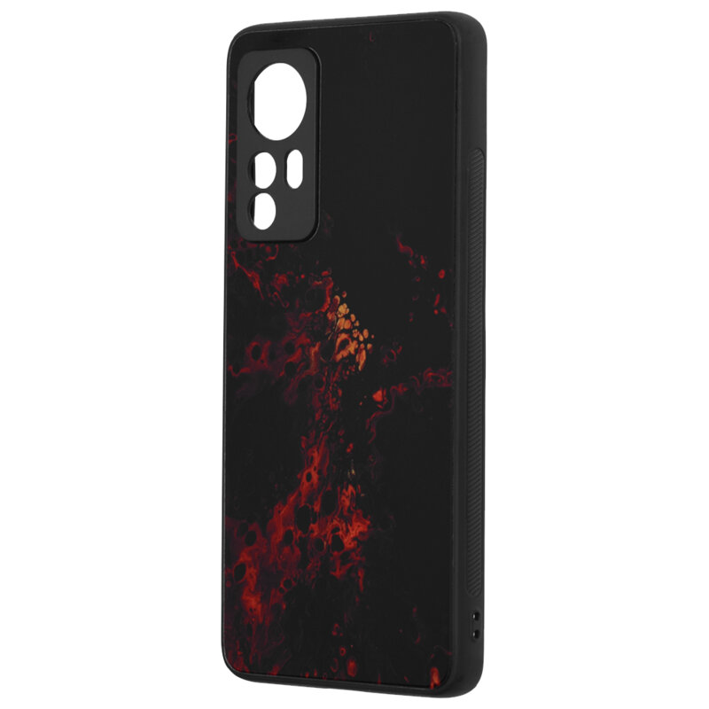 Husa Xiaomi 12X Techsuit Glaze, Red Nebula