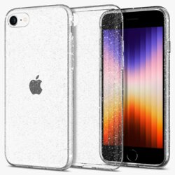 Husa iPhone SE 2, SE 2020 Spigen Liquid Crystal - Glitter - Crystal Quartz
