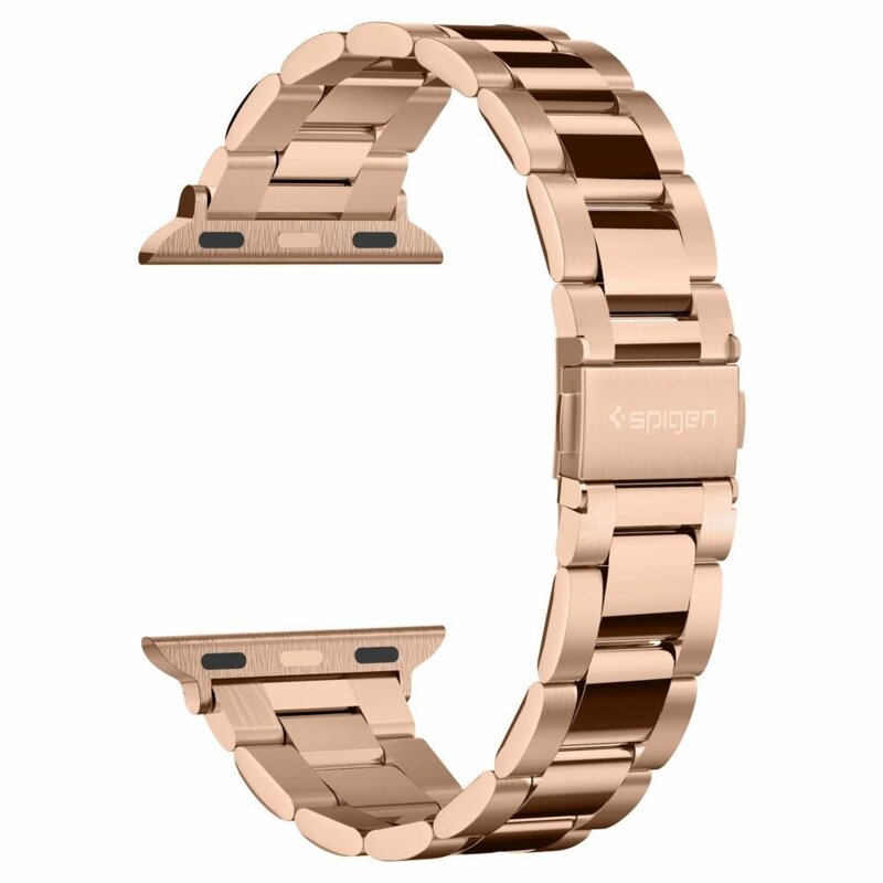 Curea Apple Watch SE 40mm Spigen Modern Fit, roz auriu