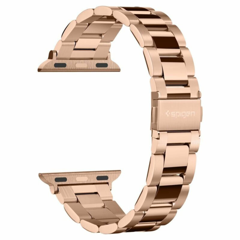 Curea Apple Watch SE 2 (2022) 40mm Spigen Modern Fit, roz auriu