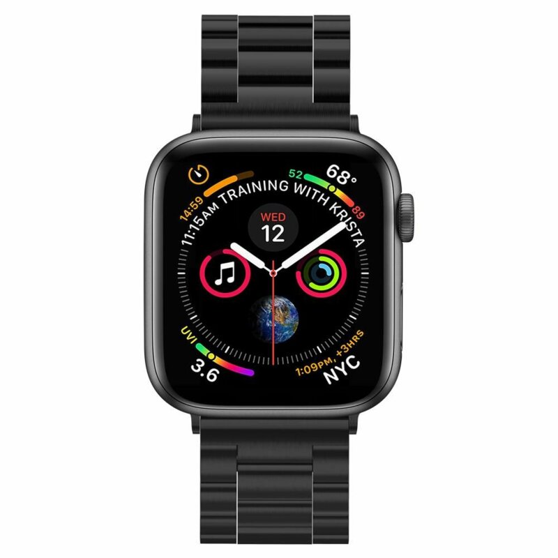 Curea Apple Watch 5 44mm Spigen Modern Fit, negru