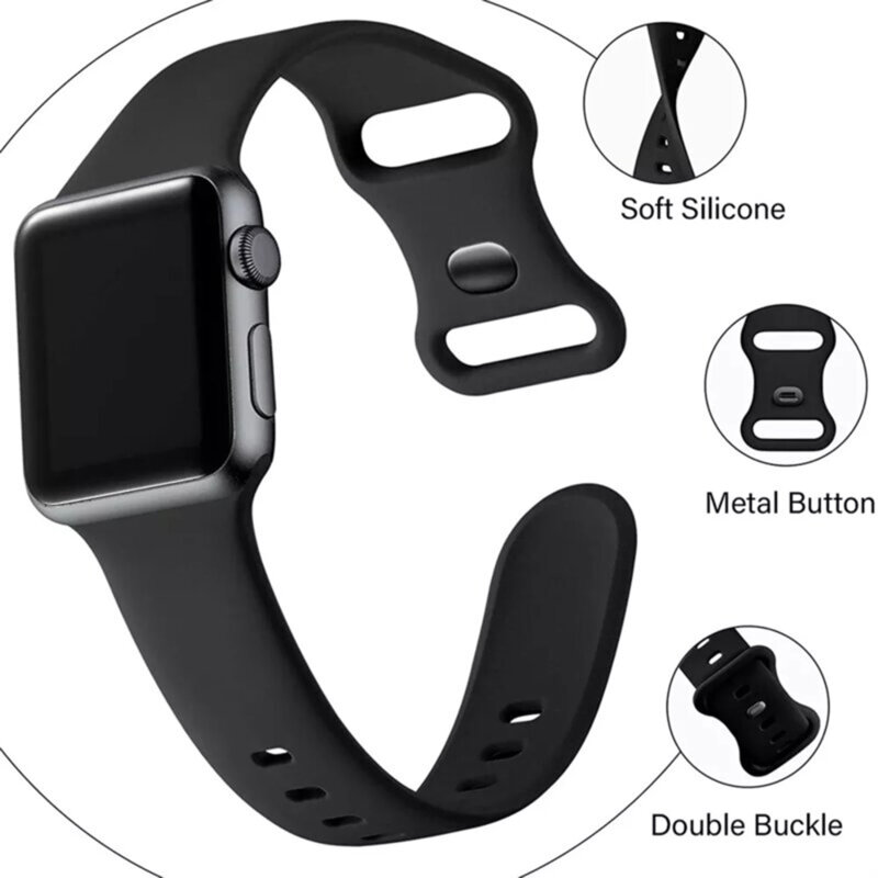 Curea Apple Watch SE 2 (2022) 40mm Techsuit, gri, W031