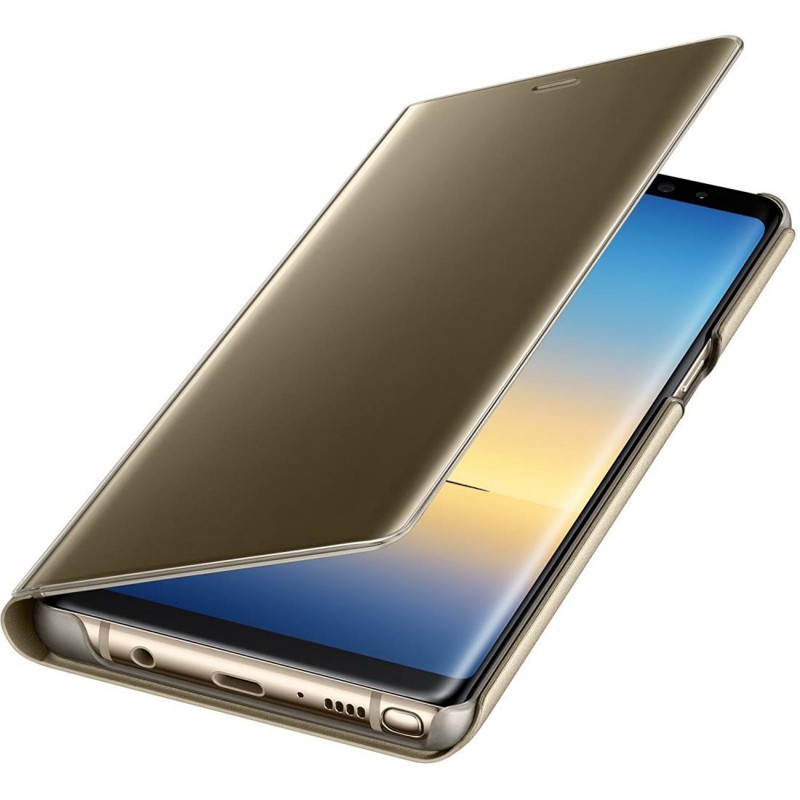 Husa Originala Samsung Galaxy Note 8 Clear View Cover Auriu