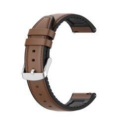 Curea Garmin vivomove Luxe Techsuit, maro, W007