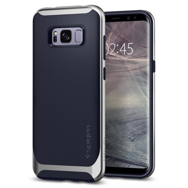 Bumper Spigen Samsung Galaxy S8+, Galaxy S8 Plus Neo Hybrid - Artic Silver