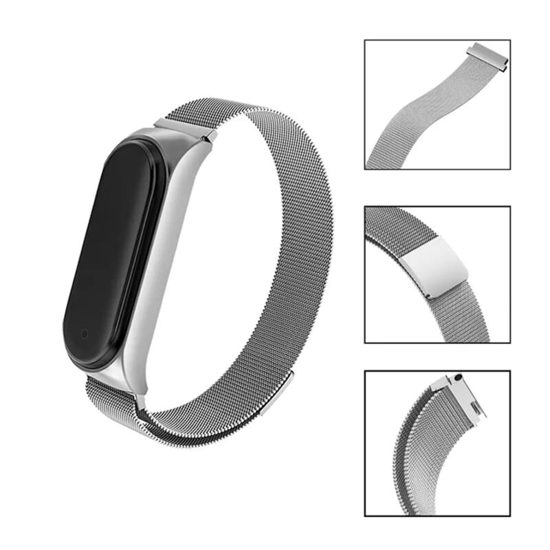 [Pachet husa + curea] Xiaomi Mi Band 6 Techsuit, negru, W019