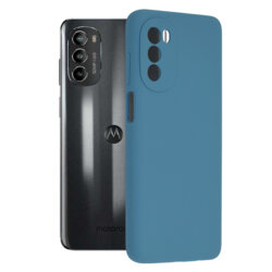 Husa Motorola Moto G82 5G Techsuit Soft Edge Silicone, albastru