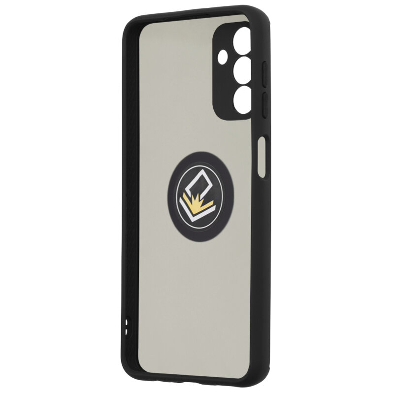 Husa Samsung Galaxy A04s Techsuit Glinth cu inel suport stand magnetic, negru