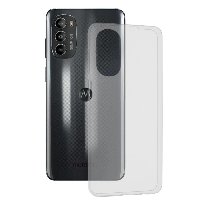 Husa Motorola Moto G82 5G Techsuit Clear Silicone, transparenta