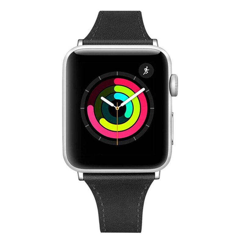 Curea Apple Watch SE 2 (2022) 44mm pentru dama Techsuit, negru, W033