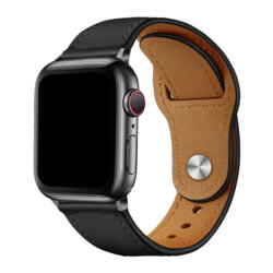 Curea Apple Watch SE 2 (2022) 40mm pentru barbati Techsuit, negru, W033