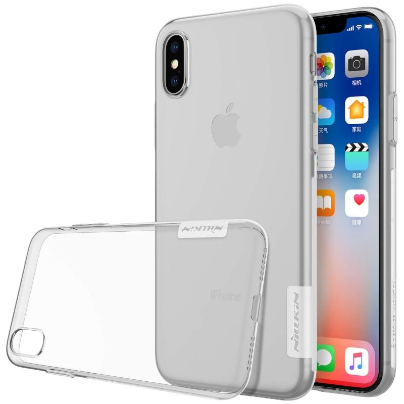 Husa Apple iPhone X, iPhone 10 Nillkin Nature, transparenta