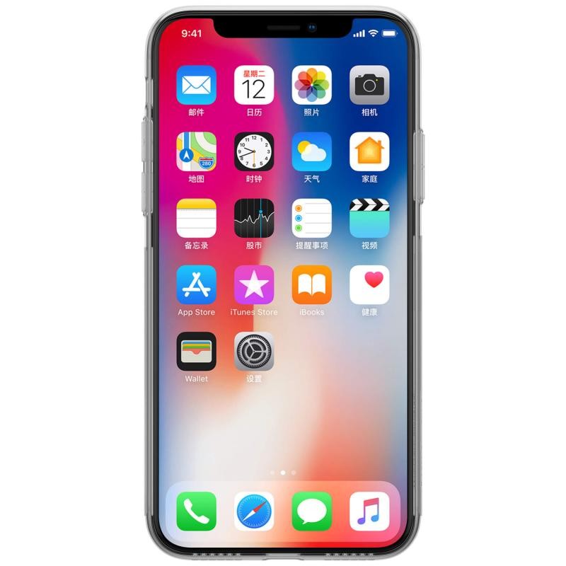 Husa Apple iPhone X, iPhone 10 Nillkin Nature, transparenta