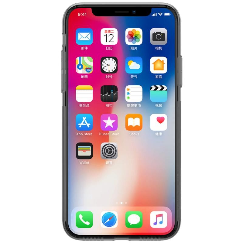 Husa Apple iPhone X, iPhone 10 Nillkin Nature UltraSlim Fumuriu