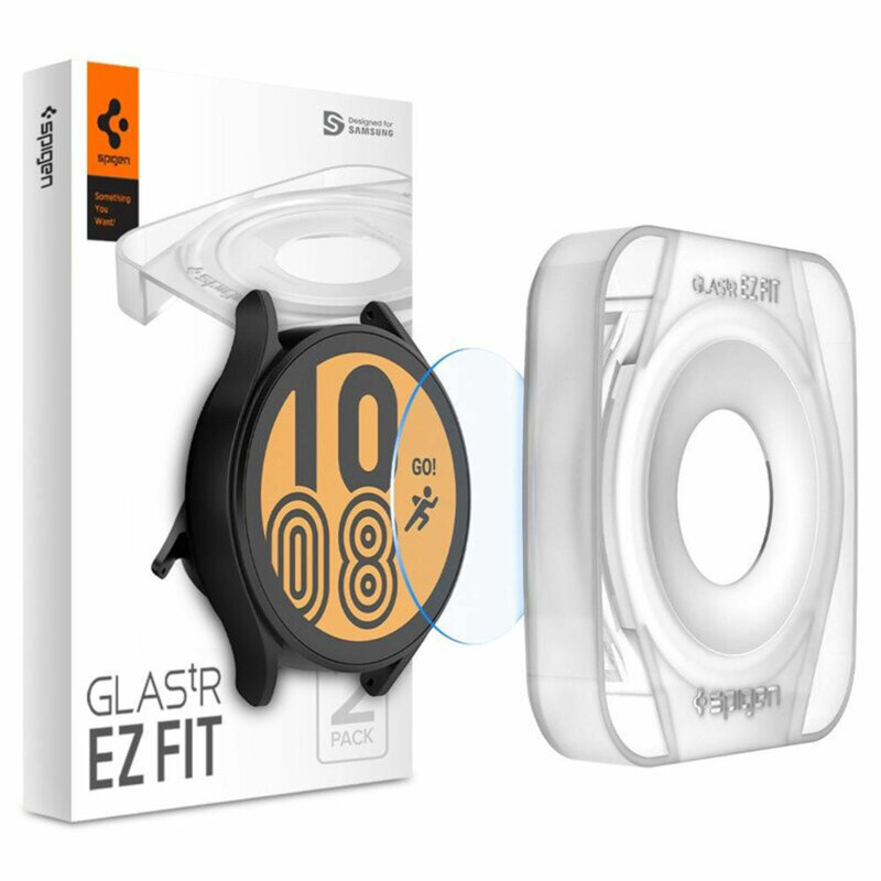 [Pachet 2x] Folie Samsung Galaxy Watch5 44mm Spigen Glas.tR EZ Fit, clear