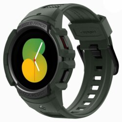 [Pachet husa + curea] Samsung Galaxy Watch5 44mm Spigen Rugged Armor Pro, verde