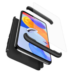 [Pachet 360°] Husa + folie Xiaomi Redmi Note 11 Pro 5G GKK Original, negru