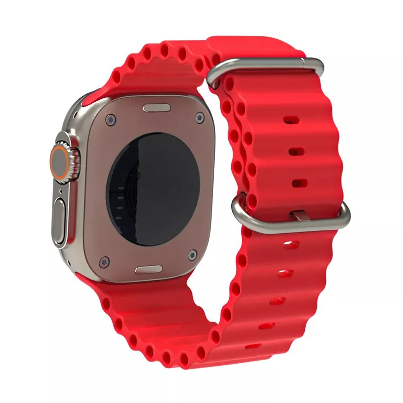 Curea Apple Watch 8 45mm Techsuit, rosu, W038
