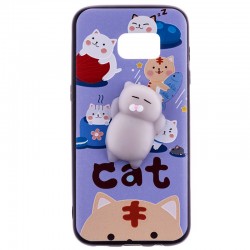 Husa Anti-Stres Samsung Galaxy S7 Edge G935 3D Bubble - Cats