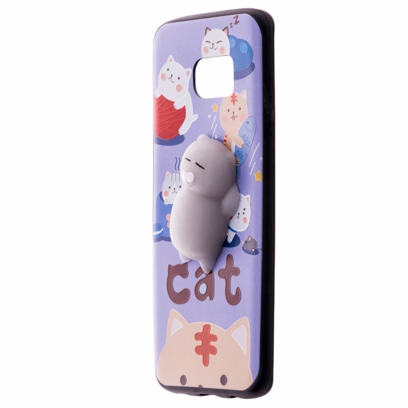 Husa Anti-Stres Samsung Galaxy S7 Edge G935 3D Bubble - Cats