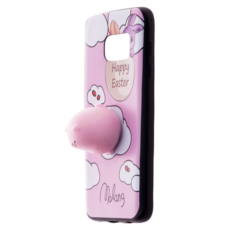 Husa Anti-Stres Samsung Galaxy S6 G920 3D Bubble - Easter Bunny