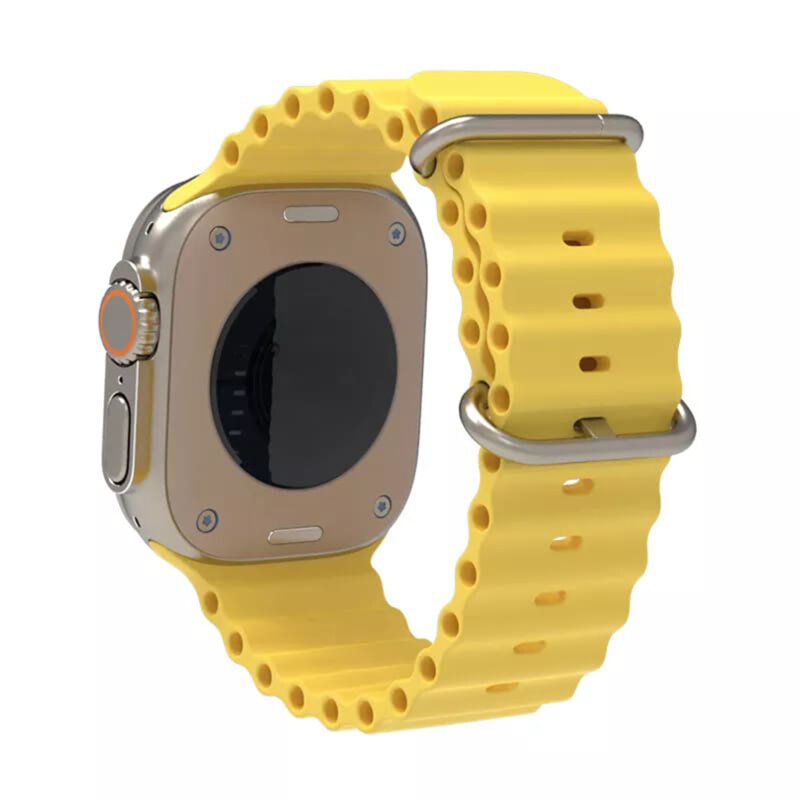 Curea Apple Watch 5 44mm Techsuit, galben, W038