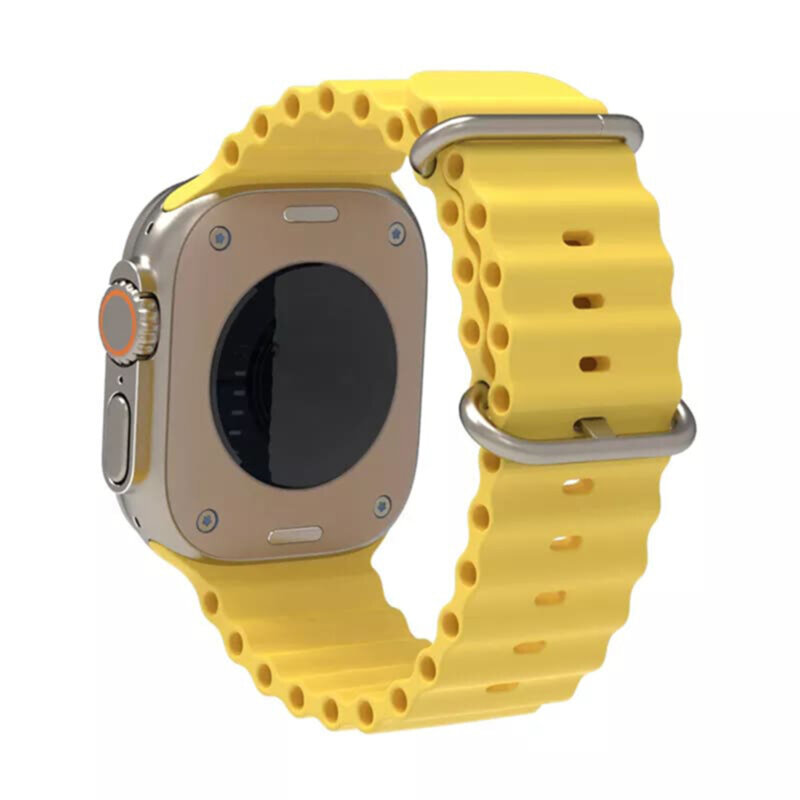 Curea Apple Watch SE 2 (2022) 44mm Techsuit, galben, W038