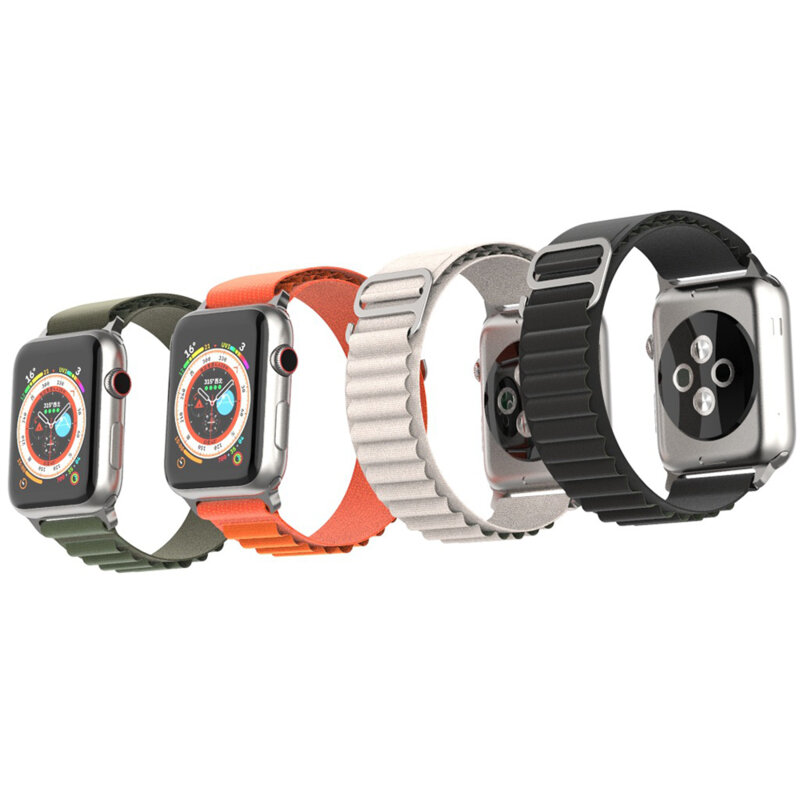 Curea Apple Watch 7 41mm Techsuit, negru, W037