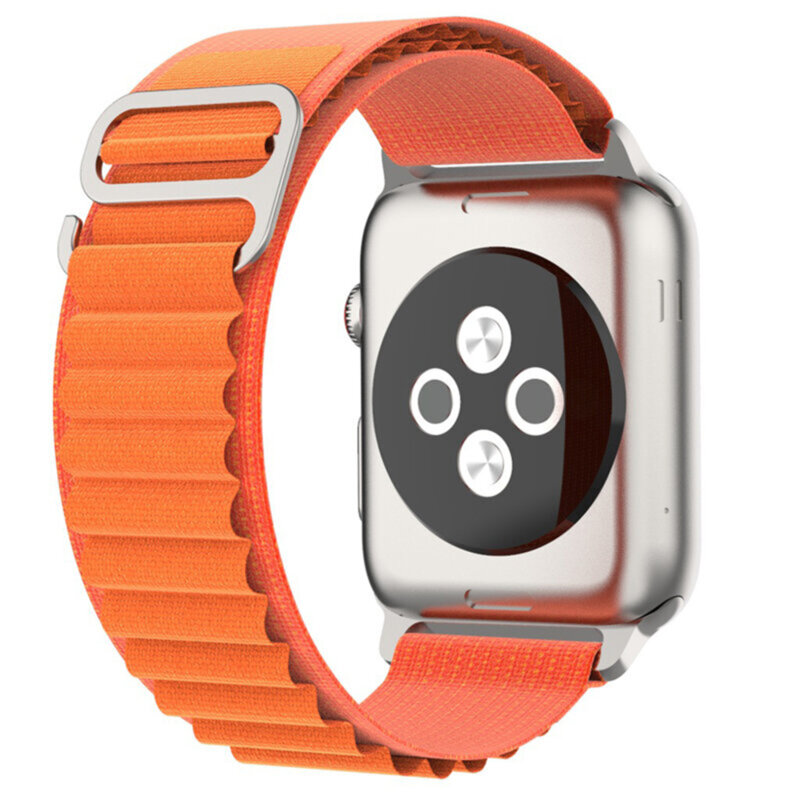 Curea Apple Watch SE 2 (2022) 44mm Techsuit, portocaliu, W037