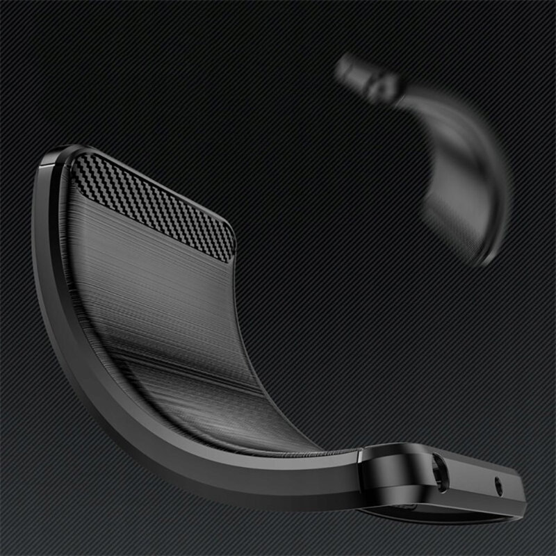 Husa Xiaomi 12T Pro Techsuit Carbon Silicone, negru