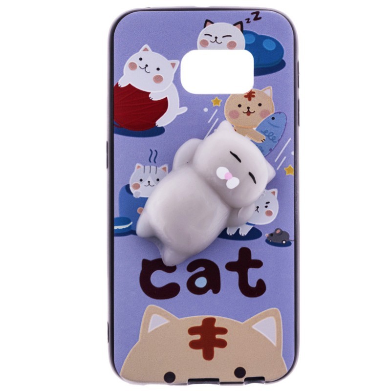 Husa Anti-Stres Samsung Galaxy S6 Edge G925 3D Bubble - Cats