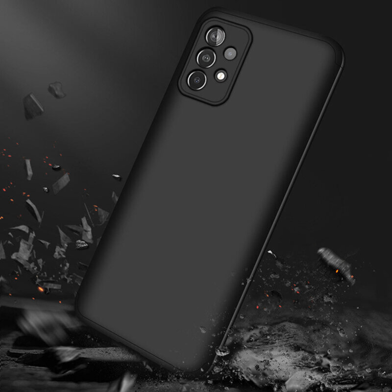 [Pachet 360°] Husa + folie Samsung Galaxy A23 5G GKK Original, negru