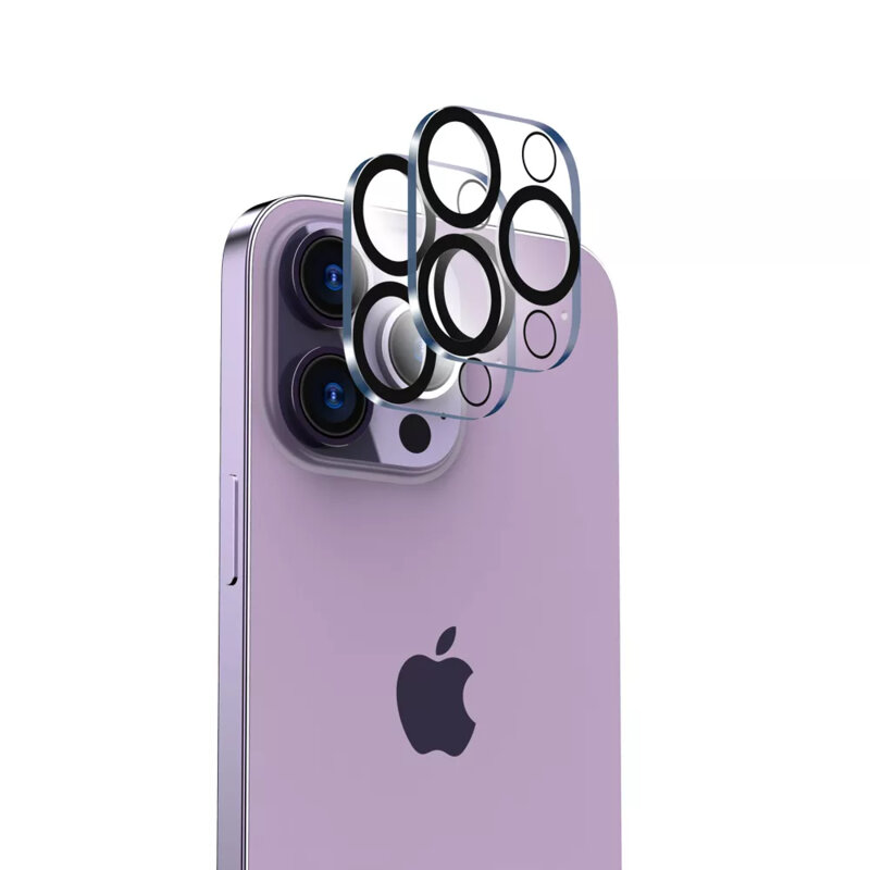 Folie camera iPhone 14 Pro Max Mocolo Back Lens, negru