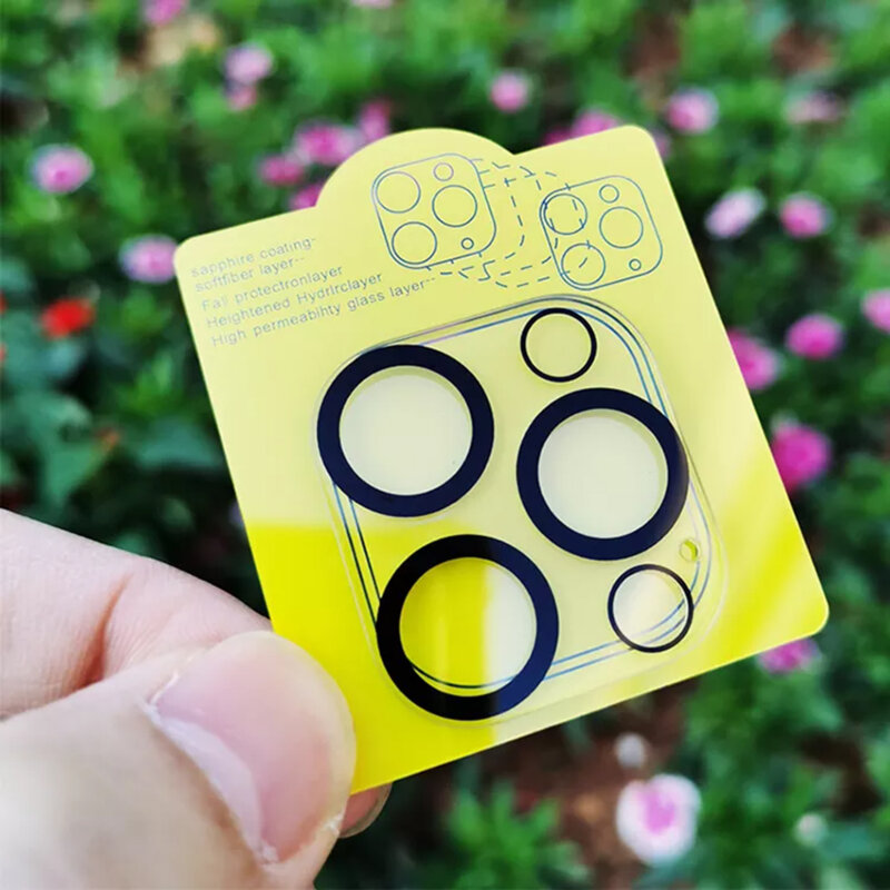 Folie camera iPhone 14 Pro Max Mocolo Back Lens, negru